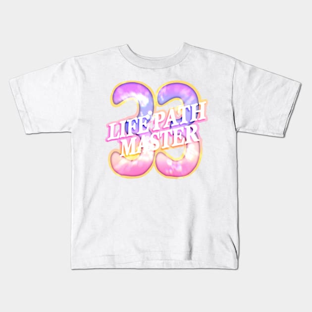 Life Path Master Number 33 Kids T-Shirt by CreativeOpus